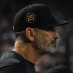 Arizona Diamondbacks manager Torey Lovullo looks on during a 9-0 loss to the New York Mets at Chase Field on June 6, 2023, in Phoenix, Arizona. (Photo by Jeremy Schnell/Arizona Sports)